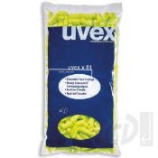 8 x Bags of Uvex X-Fit Earplugs Uncorded - Refill Bags - 200 Pairs per Bag - CL185 - Ref: UV/2112003