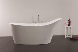 1 x MarbleTECH Curve Bath A-Grade - Ref:ABT907 - CL170 - Location: Nottingham NG2 - RRP: £2100 Dimen