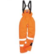 4 x Portwest HiVis Flamesafe Antistatic Trousers - Size L - CL185 - Ref: C7/S780 - New Stock - Locat