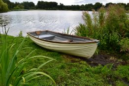 1 x Clovelly 290 Glass Fibre Rowing Boat - 240Kg Maximum Load - CL226 - Location: Knutsford WA16