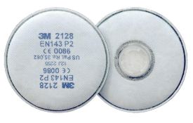 4 x Boxes of 3M 2128 P2R Filters - 10 Pairs Per Box - CL185 - Ref: C7 - New Stock - Location: Altrin