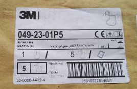 4 x 3M 049-23-01P5 -Acetate Visors with Fixing Stud - CL185 - Ref: C7/049-23-01P5 - New Stock - Loca