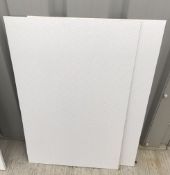 5 x Packs of White Gloss Style Colour Matched Tall End Panels - Each Pack Contains 2 Sides and 2 Bac