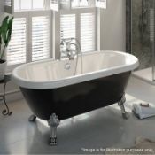 1 x Shakespeare Roll Top Freestanding Bath - Includes Ball & Claw Feet - High Quality Acrylic Finish