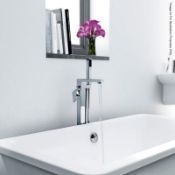 1 x Richmond Freestanding Bath Filler Tap In Chrome - Ref: MBI002 - CL190 - Unused Boxed Stock - Loc