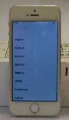 1 x Apple Iphone 5s Mobile Phone - White 16gb - Boxed - CL007 - Ref IT364 - Location: Altrincham