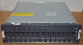 1 x Network Appliance Netapp DS14 Mk2 Disk Shelf Hard Drive Array - Model RS-1401 - Hard Disk Drives