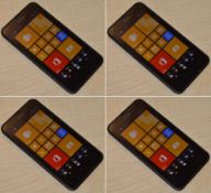 4 x Nokia Lumia 630 Mobile Smart Phones - Features Microsoft Windows 8.1 OS, 1.2ghz Quad Core CPU,