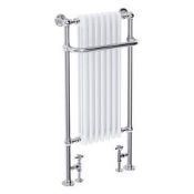 1 x Wickes Etiquette Designer Radiator - Tall Traditional Styled Ball Jonted Towel Radiator -