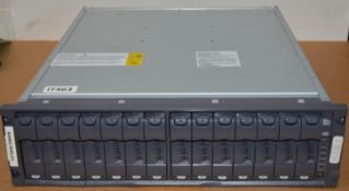 1 x Network Appliance Netapp DS14 Mk2 Disk Shelf Hard Drive Array - Model RS-1401 - Hard Disk Drives