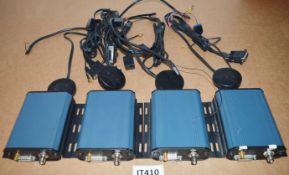 4 x Navman Halo Qube 2 GPS Navigation Tracker Receivers - Model AA004470UK - Fleet Management