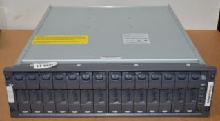 1 x Network Appliance Netapp DS14 Mk2 Disk Shelf Hard Drive Array - Model RS-1401 - Hard Disk Drives
