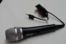 1 x iRig Handheld Microphone For Smartphones - iPhone, iPad, Tablets, Android - With Carry Case -