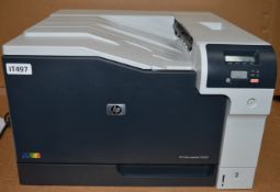 1 x HP Professional Colour LaserJet A3 Network Printer - Model CP5225 - Low Page Count Only 5,460 -