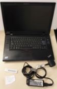 1 x Lenovo Thinkpad SL510 Laptop Computer - Features a 15.6 Inch Screen, Intel Core 2 Duo T6670 2.