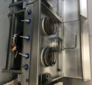 1 x Falcon Commercial Three Burner Wok Station - Model G1639 - Ideal For Commercial Kitchens