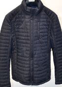 1 x PRE END Branded Mens Padded Coat - New Stock With Tags - Recent Store Closure - Colour: Blue -
