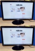 2 x Lenovo LS2421p Wide 23.6
