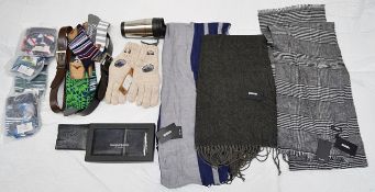 23 x Assorted Items Of Branded Mens Clothing Accessories - New & Unused Stock