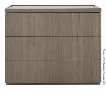 1 x LIGNE ROSET Estampe 3 Drawer Chest Argyle - Ref: 5001016 - CL087 - Location: Altrincham WA14 - O