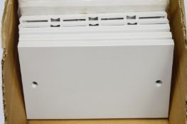 23 x 2 Gang Plug Blank Panels - New and Unused Stock - CL011 - Ref IT232 - Location: Altrincham