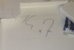 1 x Orchard Rectangular Stone Shower Tray 1400 X 700 Slimline - Ref: DY169/TR39 - CL190 - Unused Sto