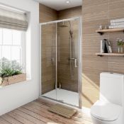 1 x Orchard 1200 X 1850 x 6mm Sliding Shower Door - Ref: DY123/SSD1202 - CL190 - Unused Stock - Loca