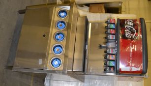 1 x Large Lancer Ice Beverage Dispenser - Model 4500 85-4558H-110 - Ref:NCE020 - CL007 - Location: