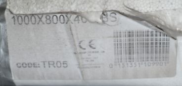 1 x Orchard Rectangular Stone Shower Tray 1000 X 800 mm Slimline - Ref: DY135/TR05 - CL190 - Unused