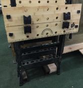 1 x GS Folding Workmate Work Bench - CL255 - Ref SG132 - Location: Leicester LE4