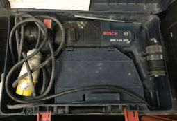 1 x Bosch SDS Plus Corded Rotary Hammer Drill - Type GBH 2-24 DFR - 110v - Includes Carry Case and