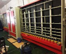 1 x Bassra Machine Tools Vertical Glass Washing Machine - Left to Right Working Direction - 3