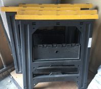 4 x Saw Horse Folding Work Trestles - CL255 - Ref SG103 - Location: Leicester LE4