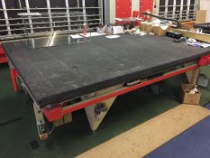 1 x Exceldee Automatic Cutting Table - Dimensions: 250 x 200 cms - Includes Two Bassra Mobile