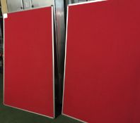 1 x Large Double Sided Notice Board - H180 x W120cms - CL255 - Ref SG127 - Location: Leicester LE4