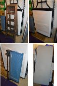1 x Assorted Collection Including Large Party Table, Wooden Step Ladders, Flip Chart Easel and Dahle