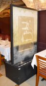 1 x Decorative Table Divider Partition With Lights - Transportable Table Divider With Decorative