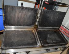 1 x Double Contact Panini Grill - 240v - 2 x 3000w - CL180 - Ref IC260 - Location: London EC3V