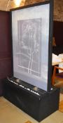 1 x Decorative Table Divider Partition With Lights - Transportable Table Divider With Decorative
