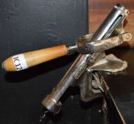 1 x Rapid Wine Corkscrew Bottle Opener - Bench Mounted - Swiss Made - CL180 - Ref IC123 -