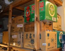 Approximately 12 x Boxes of Various Glasses - Includes Wine Glasses and Brandy Glasses etc - CL180 -