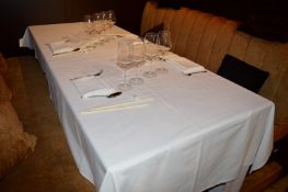 1 x Rectangular Dining Table - Dimensions H75 x W198 x D80 cms - CL180 - Ref IC287 - Location: