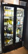 1 x Blizzard Bar20 Two Door Upright Refrigerator - Double Glazed Doors With Internal