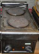 1 x Lincat HT3 Electric 2 Ring Boiling Hob - Stainless Steel Finish - 240v - CL180 - Ref IC251b -