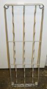 1 x Adjustable Wine Storage Rack in Chrome - 99 Bottle Capacity - Includes Eleven Shelves and Four
