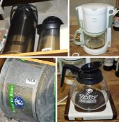 1 x Assorted Collection Including 2 x Coffee Dispensers, 2 x Rolling Rock Ice Buckets, 1 x Philips