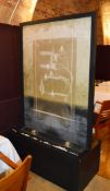 1 x Decorative Table Divider Partition With Lights - Transportable Table Divider With Decorative