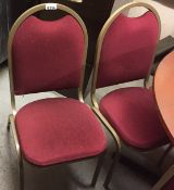 Approx 20 x Stackable Dining Chairs - H43/84 x W40 x D40cms - Please See Pictures For Examples -