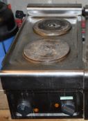 1 x Lincat HT3 Electric 2 Ring Boiling Hob - Stainless Steel Finish - 240v - CL180 - Ref IC251a -