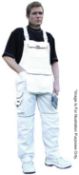 4 x Assorted Pairs Of Blackrock Decorators Dungaress (Bib & Brace)  - Colour: White - Various